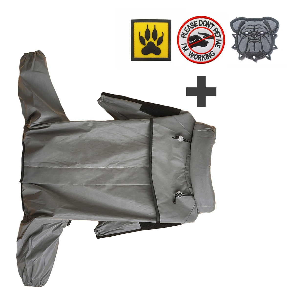 Reflective All-weather Waterproof Dog Rain Coat