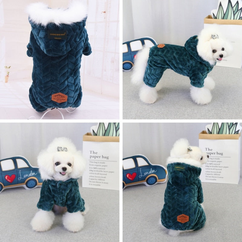 Warm Fleece Puppy Coat