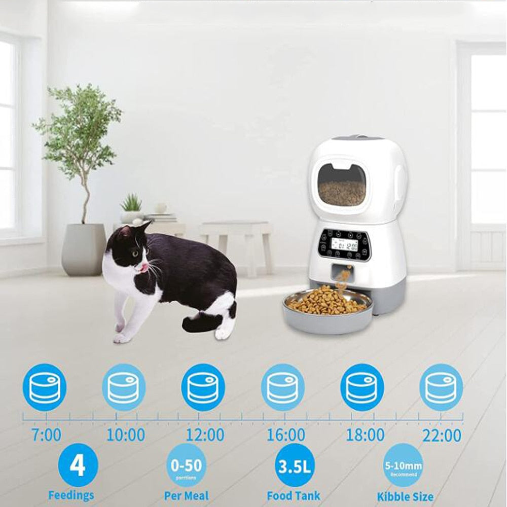 Tuya Smart APP Pet Feeder Cat And Dog Food Automatic Dispenser