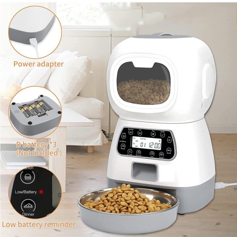 Tuya Smart APP Pet Feeder Cat And Dog Food Automatic Dispenser