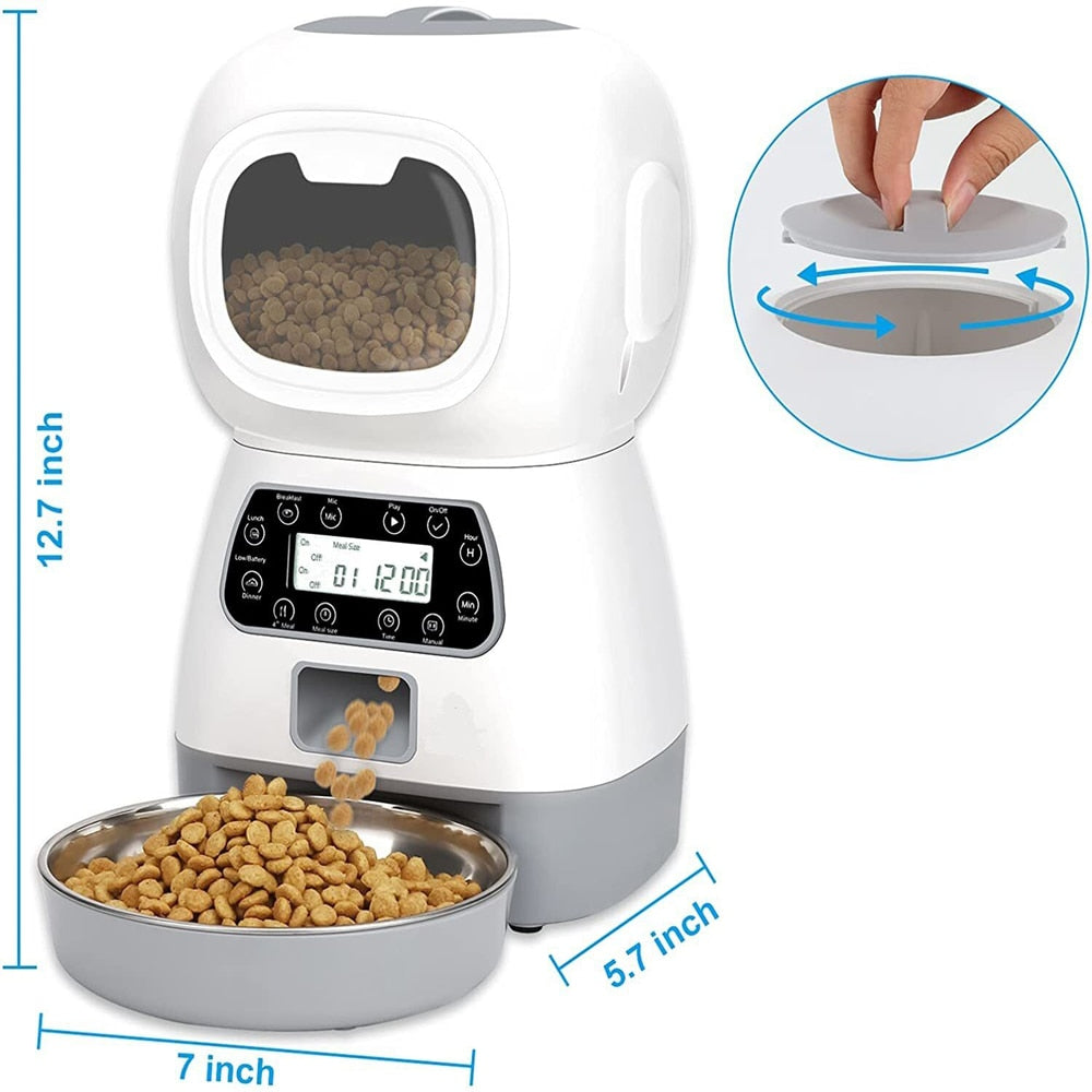 Tuya Smart APP Pet Feeder Cat And Dog Food Automatic Dispenser