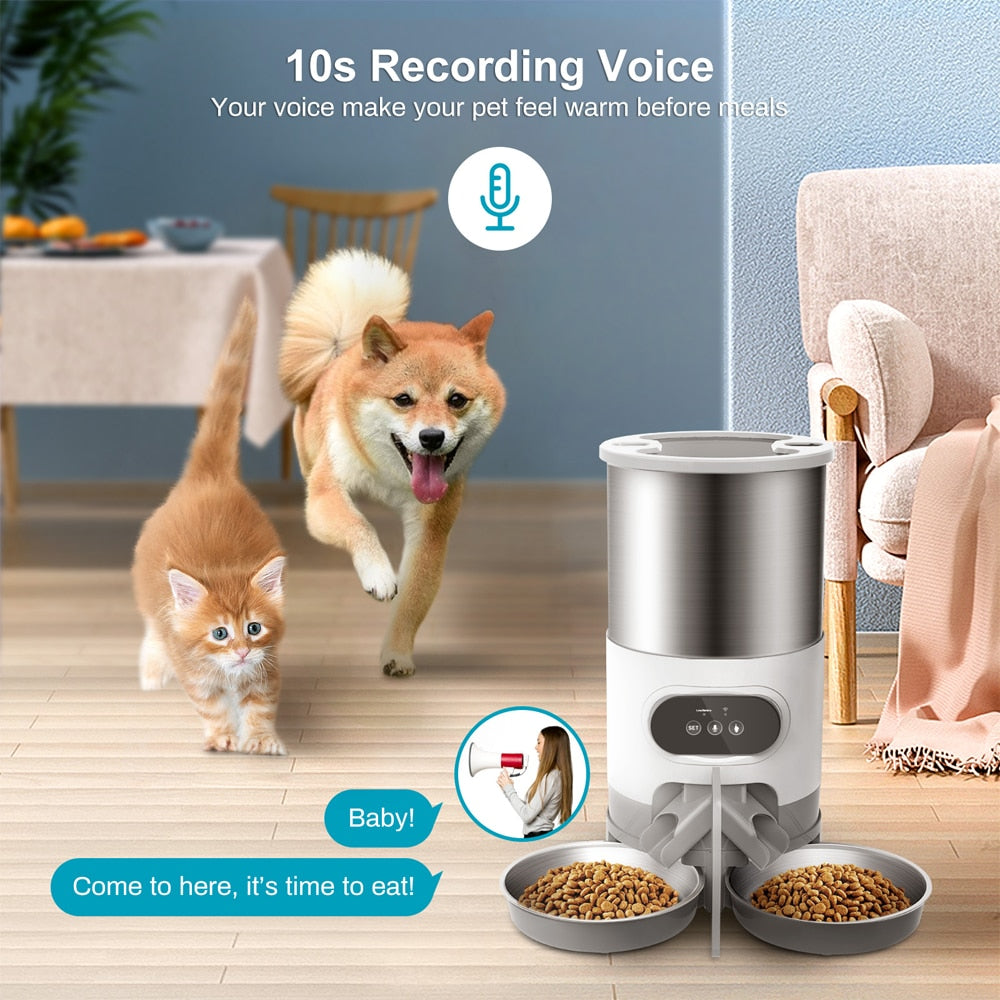 Tuya Smart APP Pet Feeder Cat And Dog Food Automatic Dispenser